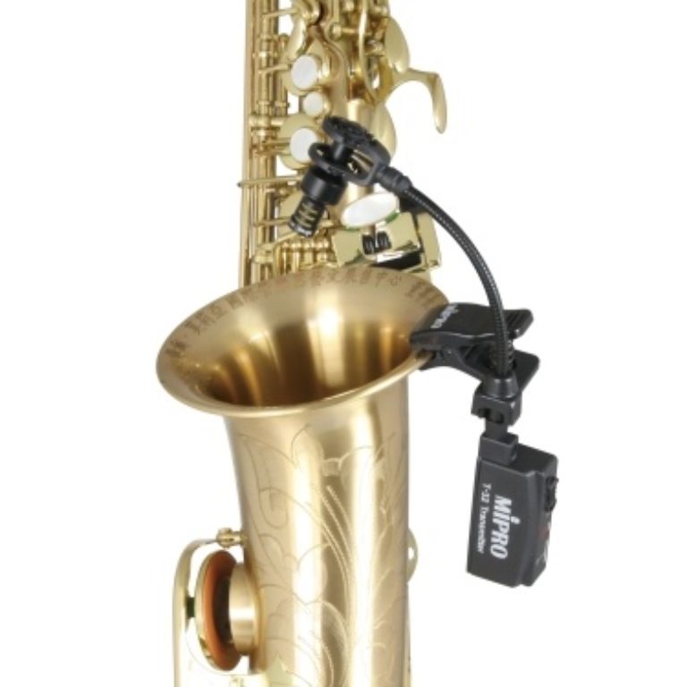 Mipro ST32 wireless saxaphone transmitter and microphone - Pacific AV