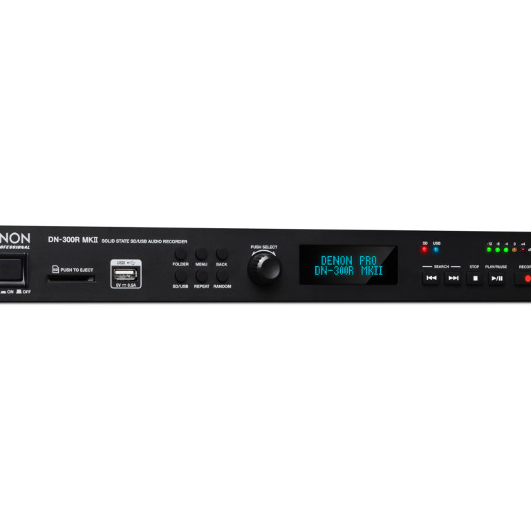DENON PRO DN300RMKII rack mount audio recorder Pacific AV