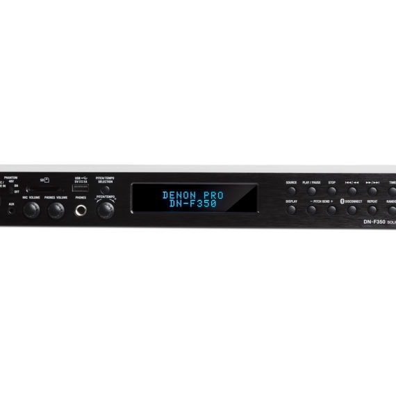 DENON PRO DNF350 multimedia player with mic input and Pitch & Tempo