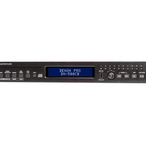 DENON PRO DN500CB rack mount CD player with Bluetooth, USB, 3.5mm input